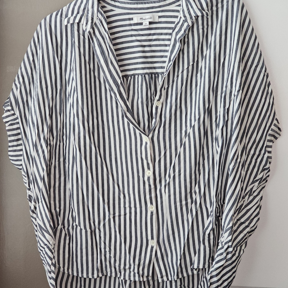 Madewell Striped Button Down Shirt